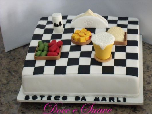 bolo boteco decorado