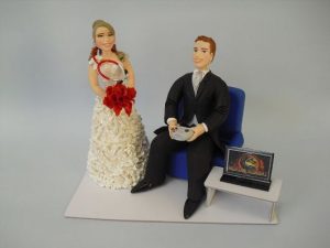 dicas de centro de mesa para casamento de biscuit