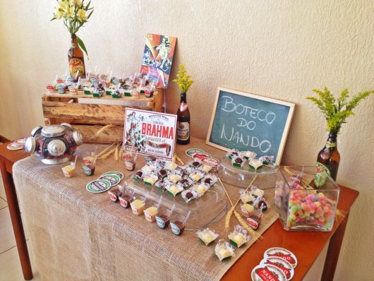 festa boteco simples decoração