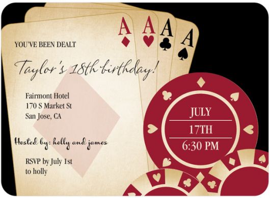 ideia de convite temático