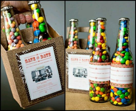 garrafinhas de doces