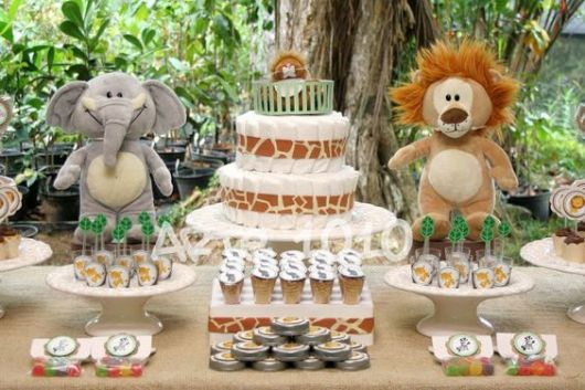 decoração chá de fraldas