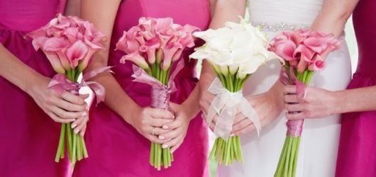 Buquê de Copos de Leite madrinhas