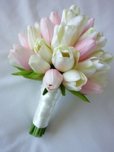 buque de tulipas artificiais ideias