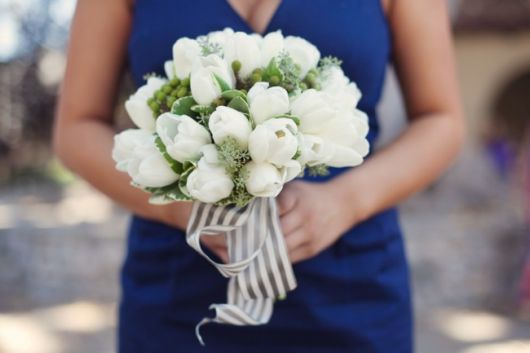 buque de tulipas brancas ideias