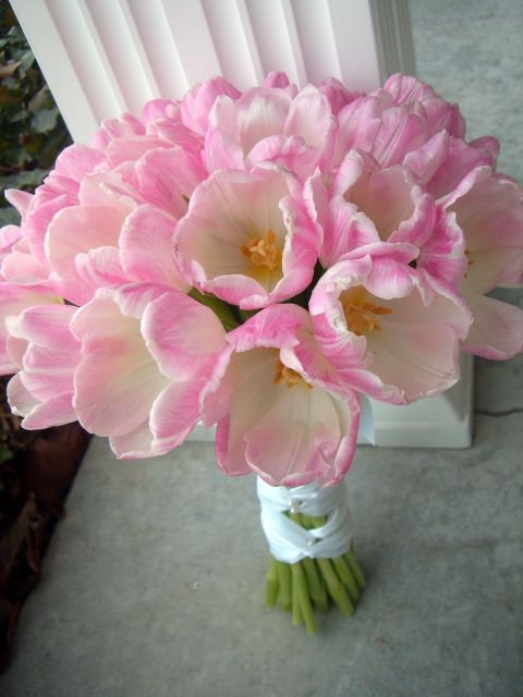 buque de tulipas rosas 2