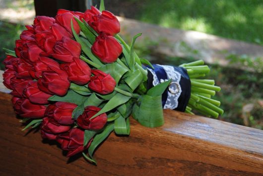 buque de tulipas vermelha 5