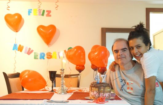 festa surpresa para namorado balões