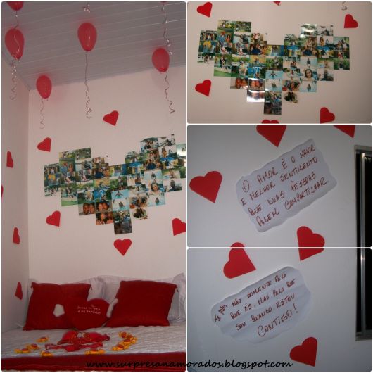 festa surpresa para namorado romance