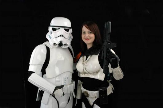 Fantasia Star Wars feminina soldado