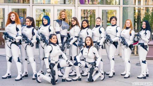 Fantasia Star Wars grupo feminino