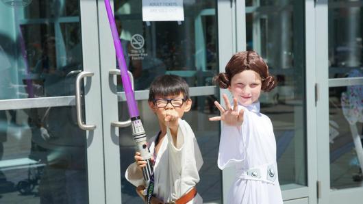 Fantasia Star Wars de crianças