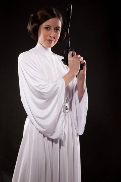 Fantasia Star Wars da leia