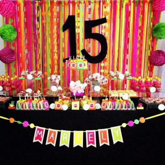 decoração festa de 15 anos