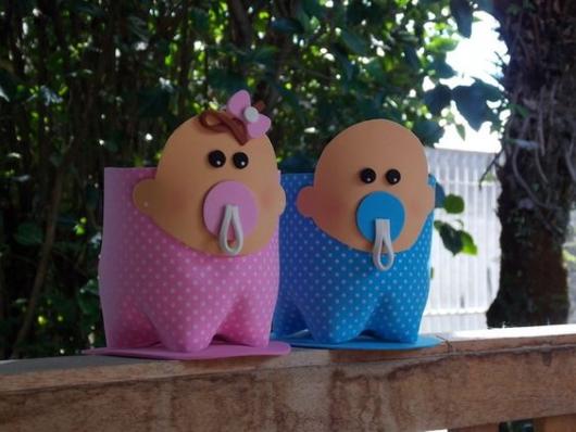 porta treco chá de bebê