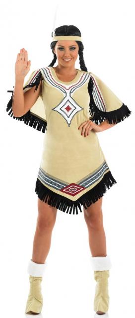 fantasia de índia de vestido com franjas em preto