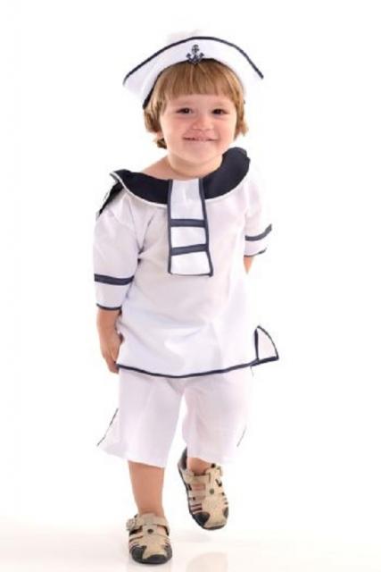 Fantasia de marinheiro para criança.