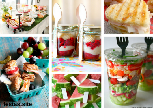 comidas que podem ser servidas em festa piquenique