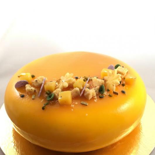 bolo redondo maracujá