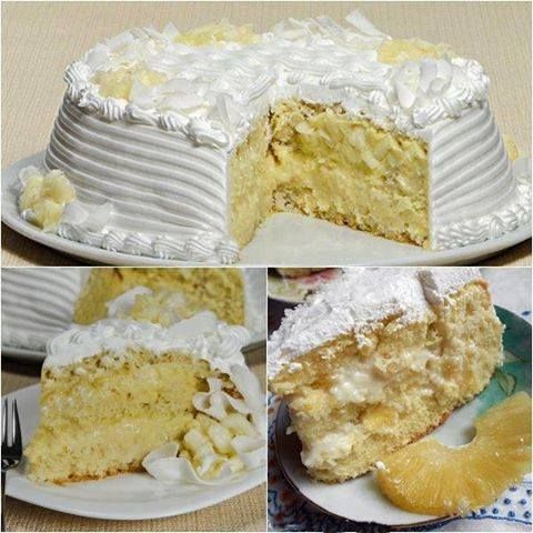 bolo decorado com chantilly