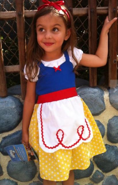 fantasia simples Branca de Neve