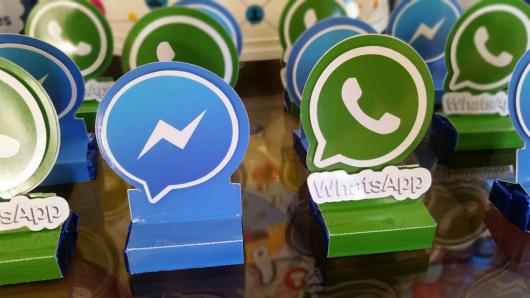 Chocolate em embalagem do whatsapp.