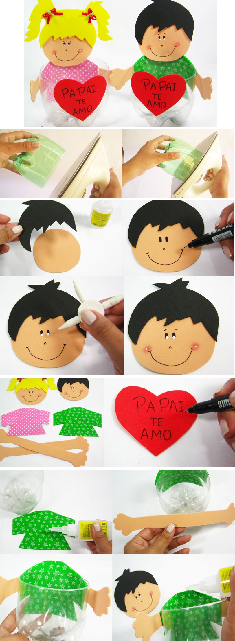 DIY lembrancinha com garrafa PET