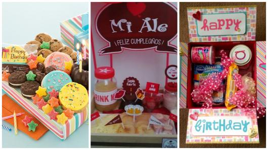 caixa de aniversário