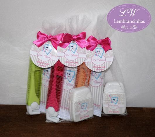 kit lembrancinha odontologia