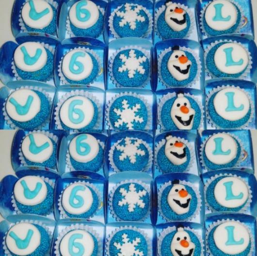 doces personalizados Frozen