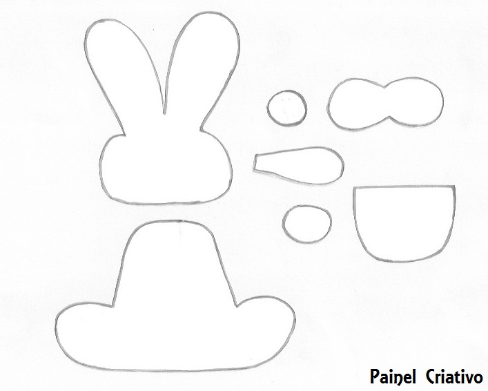 molde lembrancinha de páscoa