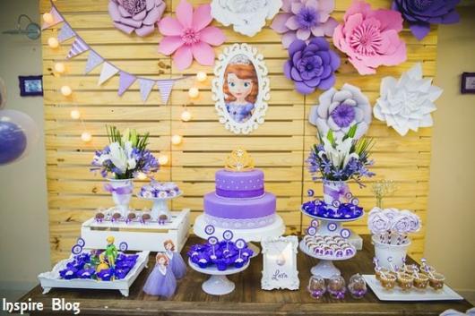 decoração princesa Sofia