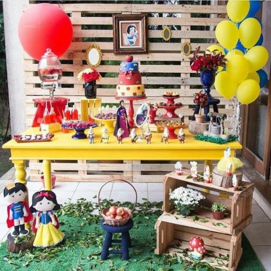 decoração Branca de Neve