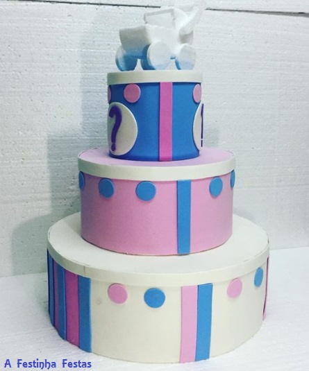 bolo chá de revelação