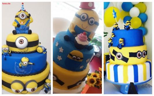 ideias bolos dos Minions