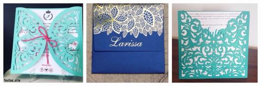 ideias para convite azul