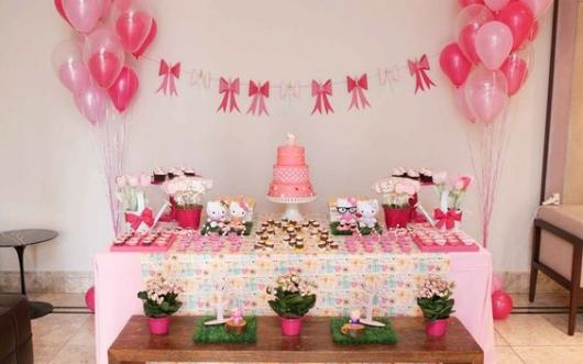 Balões Presos com Fitilhos