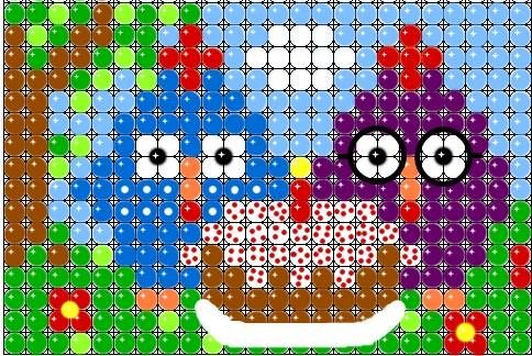 modelo de como fazer a Galinha Pintadinha em balões de parede