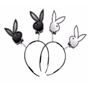 tiarinhas da cores preto e branco