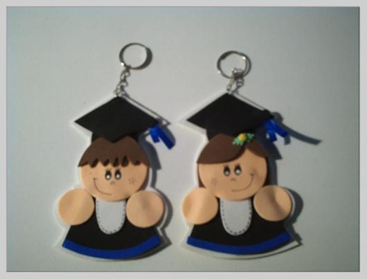 chaveiros de bonequinhos de formandos