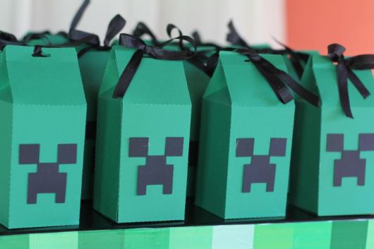 embalagens de minecraft