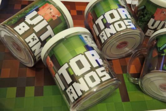 canecas de minecraft