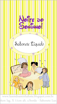 Rótulo para sabonete líquido gratuito.