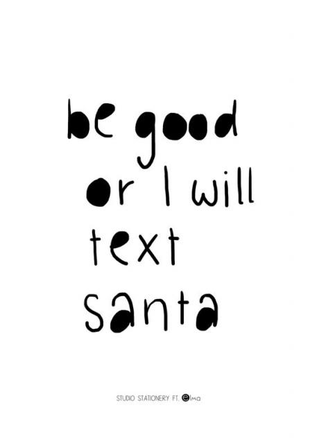 Mensagem divertida de Natal.