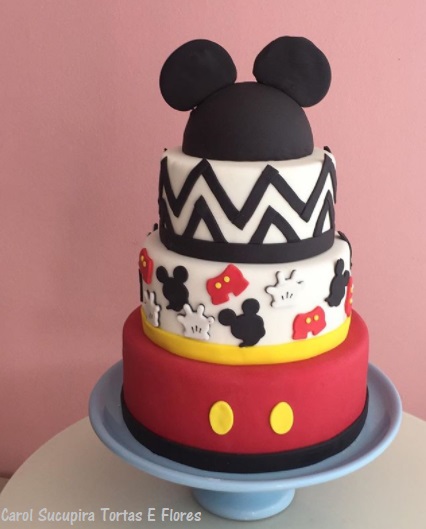 bolo temático 3 andares