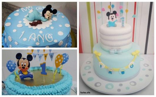 ideias para bolo azul