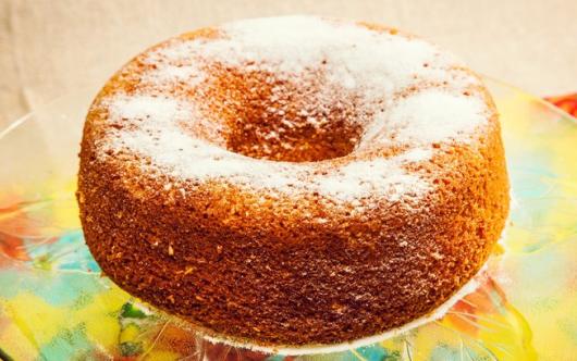 Comidas para festa do pijama bolo de baunilha