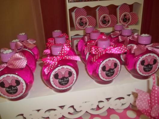 Festa da Minnie rosa garrafinha