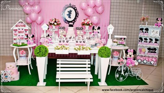 Festa da Minnie rosa dicas provençal