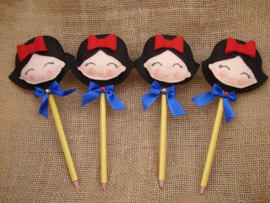 Lembrancinhas Branca de Neve ponteira